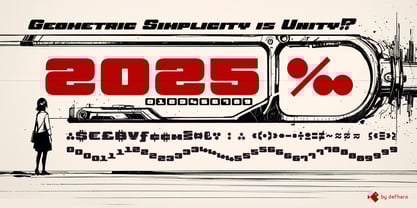 Kaput Caps Font Poster 3