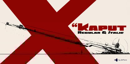 Kaput Caps Font Poster 1