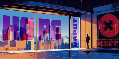 Kaput Caps Font Poster 6