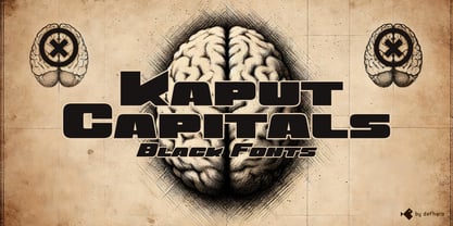 Kaput Caps Font Poster 2