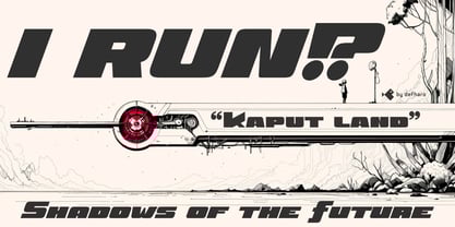 Kaput Caps Font Poster 9