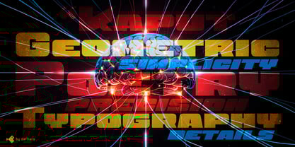 Kaput Caps Font Poster 12