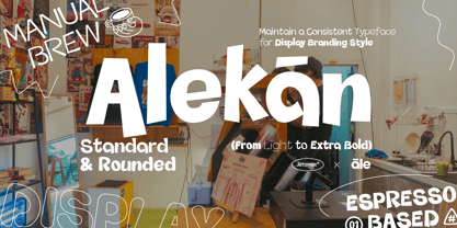 Alekan Font Poster 1