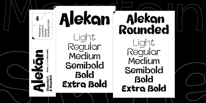 Alekan Font Poster 2