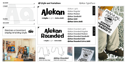 Alekan Font Poster 3
