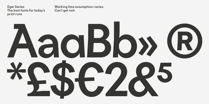 Eger Grotesk Font Poster 4