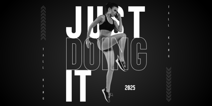 Tall King Font Poster 5