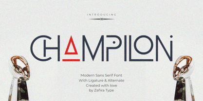 Champilon Font Poster 1