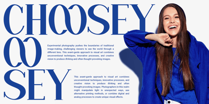 Bayolia Font Poster 9