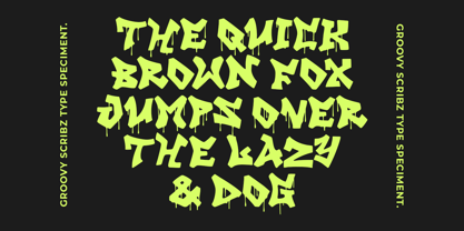 Groovy Scribz Font Poster 2