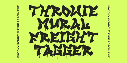 Groovy Scribz Font Poster 4
