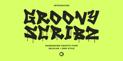 Groovy Scribz Font Poster 1