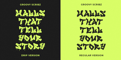 Groovy Scribz Font Poster 6