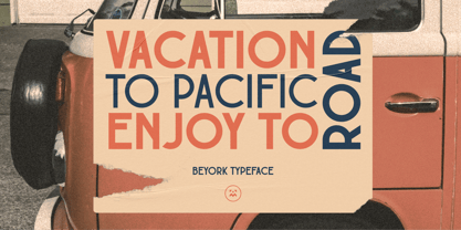 Beyork Font Poster 2