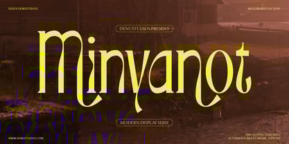 Minyanot Font Poster 1