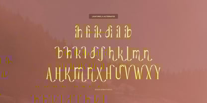 Minyanot Font Poster 13