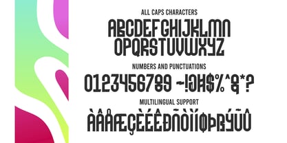 Turbo Drash Font Poster 5