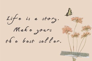 Flower Cursive Handwritten font Font Poster 5