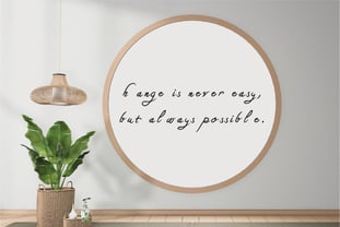 Flower Cursive Handwritten font Font Poster 9
