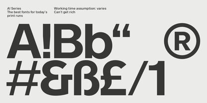 A Grotesk Font Poster 6