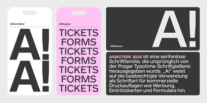 A Grotesk Font Poster 5