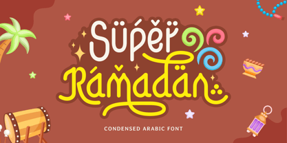 Super Ramadan Font Poster 1
