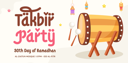 Super Ramadan Font Poster 3