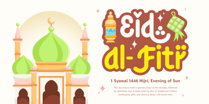 Super Ramadan Font Poster 5