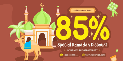 Super Ramadan Font Poster 7
