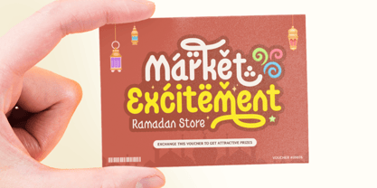Super Ramadan Font Poster 6