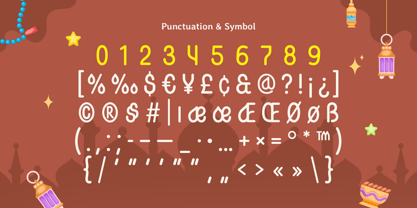 Super Ramadan Font Poster 11