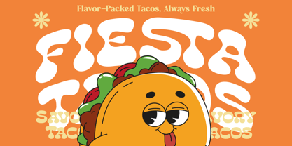 Lemon Burst Font Poster 3