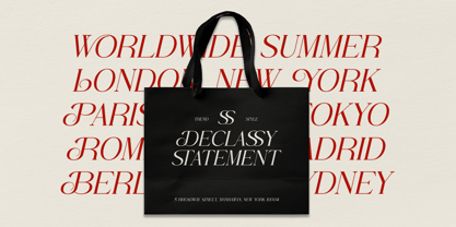 Grandeur Tropical Font Poster 8