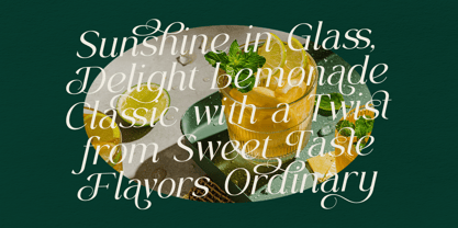 Grandeur Tropical Font Poster 5