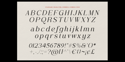 Grandeur Tropical Font Poster 9