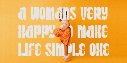 Rosela Sabrin Font Poster 4