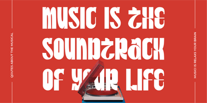 Rosela Sabrin Font Poster 2