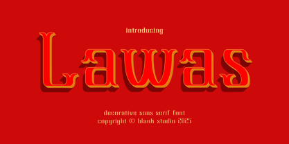 Lawas Font Poster 1