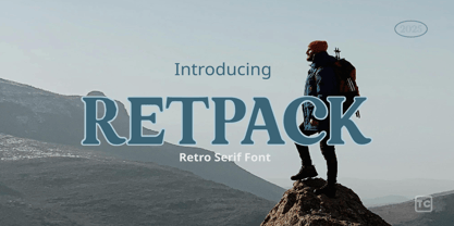 Retpack Font Poster 1