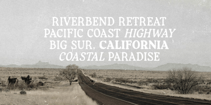 Nortlight Font Poster 8