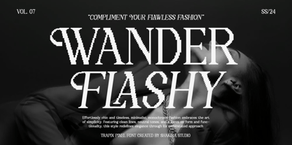 Trapix Font Poster 2