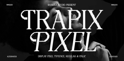 Trapix Font Poster 1