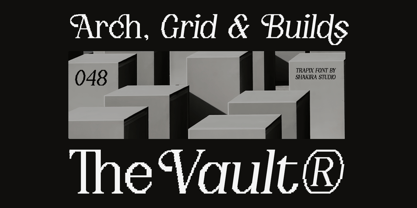 Trapix Font Poster 3