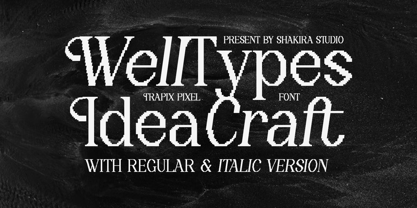 Trapix Font Poster 6