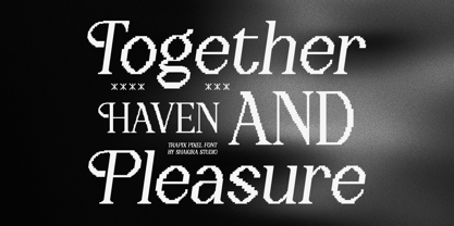 Trapix Font Poster 8