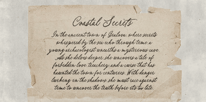 Vintage Story Font Poster 8
