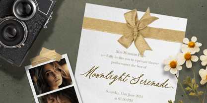 Vintage Story Font Poster 3