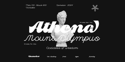 Dv Audley Font Poster 7