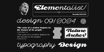 Dv Audley Font Poster 9