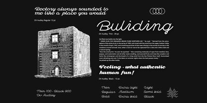 Dv Audley Font Poster 2